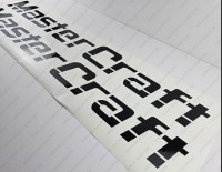 Master Craft Boat Logo V3 Decal Set of 2 x 40"